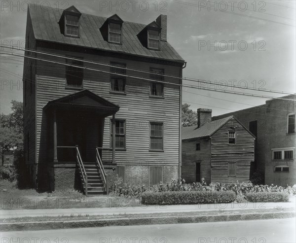 Minor houses and details, Blandfields, Dinwiddie County, Virginia, 1933.