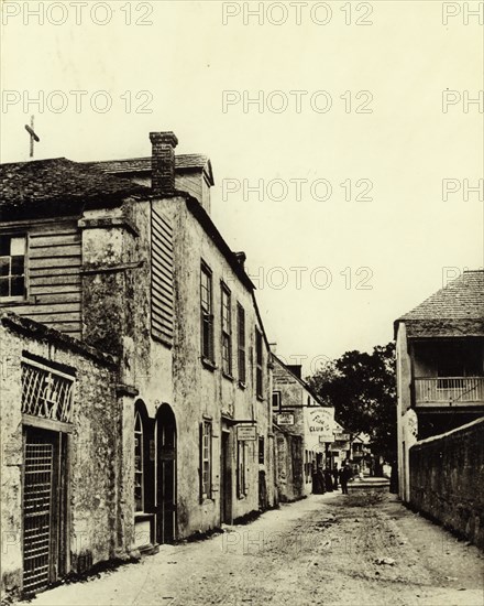 St. George Street, St. Augustine, St. Johns County, Florida, 1936 or 1937.