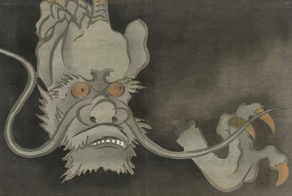 Dragon (Ryu). From the series "A World of Things (Momoyogusa)", 1909-1910. Private Collection.