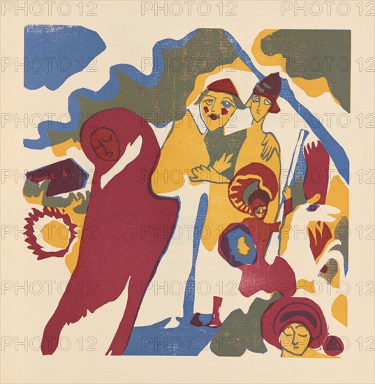 All Saints' Day (Allerheiligen). From Klänge (Sounds) , 1913. Private Collection.