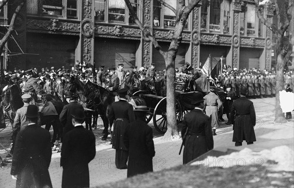 Cruz, Senor Don Anibal, Ambassador From Chile - His Funeral At St. Patrick's Church, 1910.