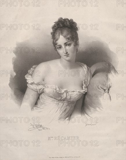 Portrait of Madame Récamier, née Julie Bernard (1777-1849), 1826. Private Collection.