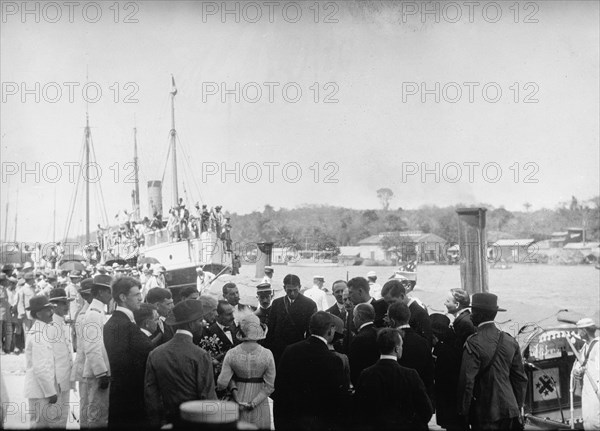 Philander C. Knox Visit To Central America And The West Indies - Knox In San Domingo, 1912. [US politician].