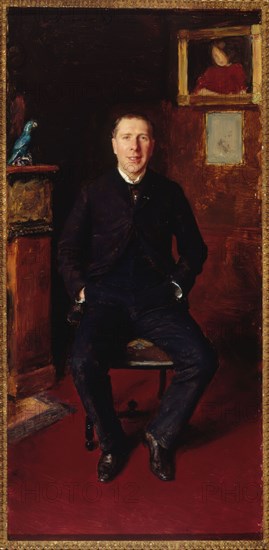 Portrait of Ernest Coquelin, dit Coquelin Cadet (1848-1909), member of the Comédie-Française, 1889.