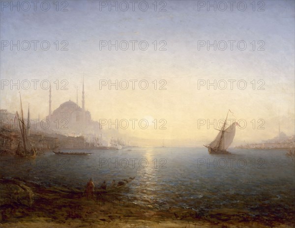 Constantinople, Sainte-Sophie au soleil levant, between 1870 and 1890.