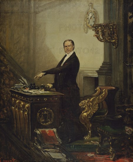 Portrait of Andre Dupin (1783-1865), President of the Legislative Assembly in 1850, c1850.