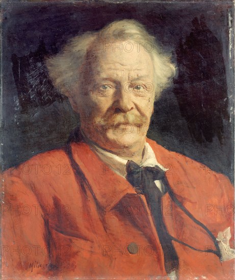 Nadar (known as Felix Tournachon, 1820-1910), photographer, aeronaut, draftsman and writer, 1890.