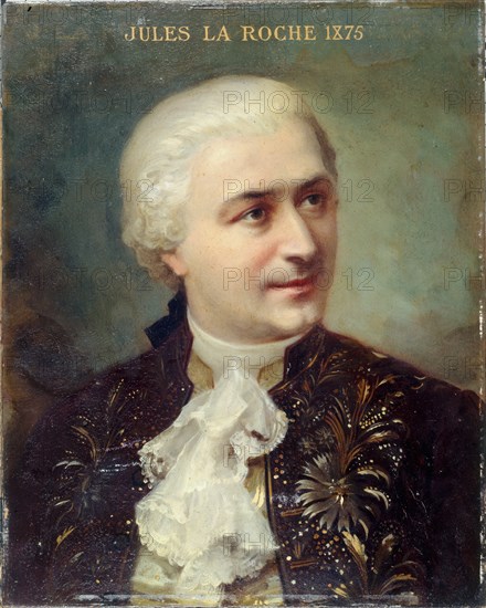 Portrait of Jules Laroche (1841-1925), member of the Comédie-Française, in the role of Almaviva, 1883.