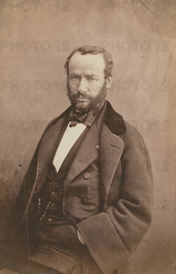 Portrait of the violinist and composer Henri Vieuxtemps (1820-1881), 1855-1859. Private Collection.