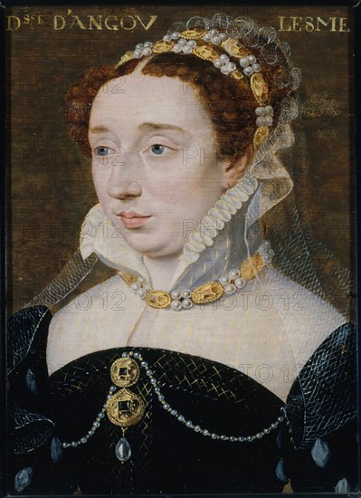 Portrait de Diane de France, duchesse d'Angoulême (1538-1619), fille légitimée d'Henri II, c1570.