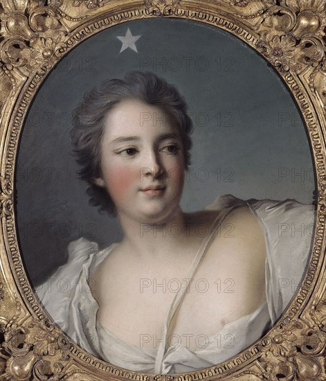 Portrait of Anne-Marie de Mailly-Nesle, Marquise de La Tournelle, later Duchess of Chateauroux, at daybreak.