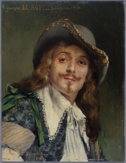 Portrait of Georges Le Roy (1885-1965), member of the Comédie-Française, 1920.
