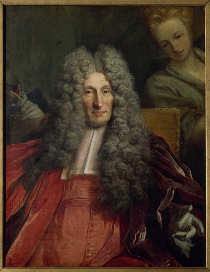 Portrait of Charles Boucher d'Orsay, provost of merchants from 1700 to 1708 (fragment), 1702.