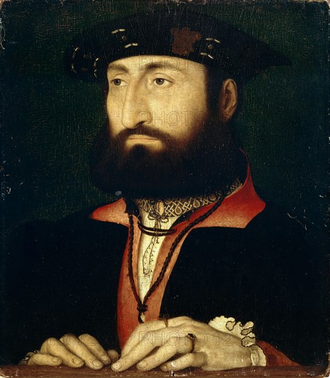 Portrait of Louis of Cleve (1495-1545), Duke of Nevers, ca 1533-1534. Creator: Clouet, Jean (c. 1485-1541).