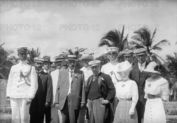 Philander C. Knox Visit To Central America And The West Indies - Knox In San Domingo, 1912. Creator: Harris & Ewing.