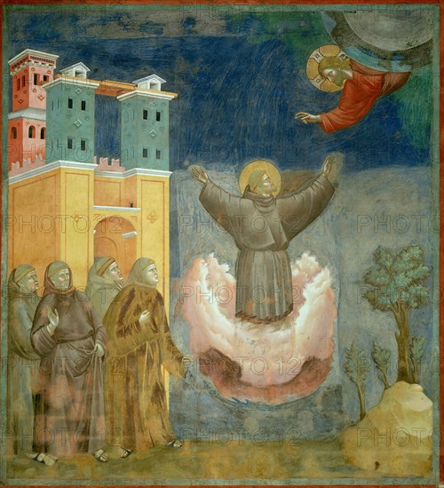Ecstasy of Saint Francis (from Legend of Saint Francis), 1295-1300. Creator: Giotto di Bondone (1266-1377).