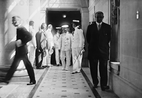 Admiral Togo at the U.S. Naval Academy, Annapolis, Maryland, 1911. Creator: Harris & Ewing.