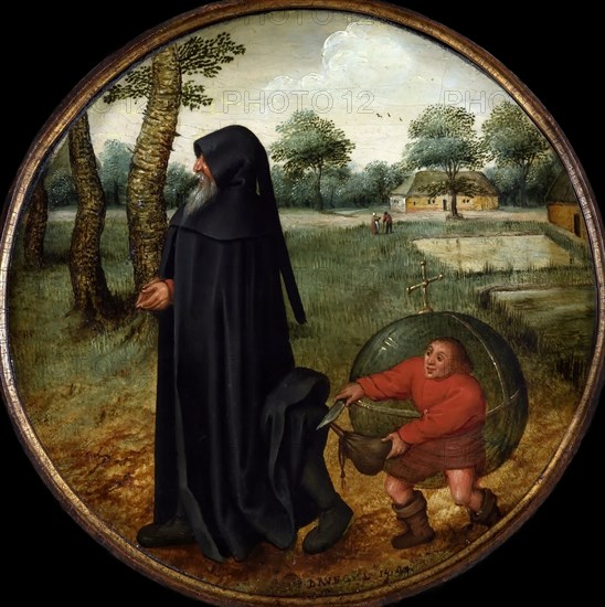 I Mourn because the World is so Untrustworthy , End of 16th cen. Creator: Brueghel, Pieter, the Younger (1564-1638).