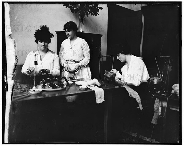 Miss Josephine Patton; Mrs. C.C. Marsh; Mrs. George D. Widener, between 1910 and 1920. Creator: Harris & Ewing.