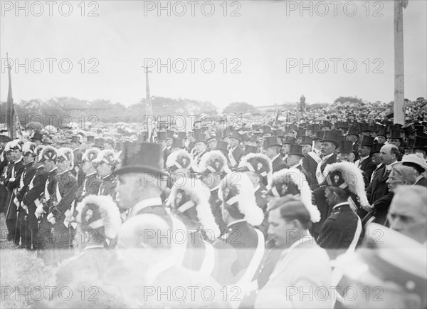 Military Field Mass, 1912. Creator: Harris & Ewing.