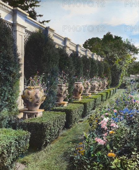 Lathrop Colgate house, Bedford Village, New York, 1921. Creator: Frances Benjamin Johnston.