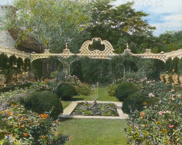 Lathrop Colgate house, Bedford Village, New York, 1921. Creator: Frances Benjamin Johnston.