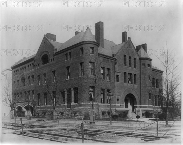 Hay-Adams residences, N.W. corner of 16th and H. Streets, Washington, D.C., between 1890 and 1950.