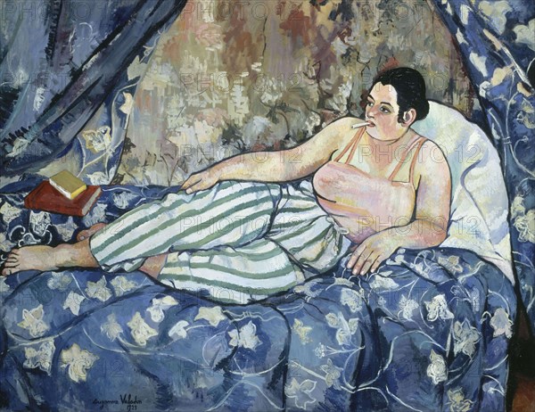 The Blue Room (La chambre bleue) , 1923. Creator: Valadon, Suzanne (1865-1938).