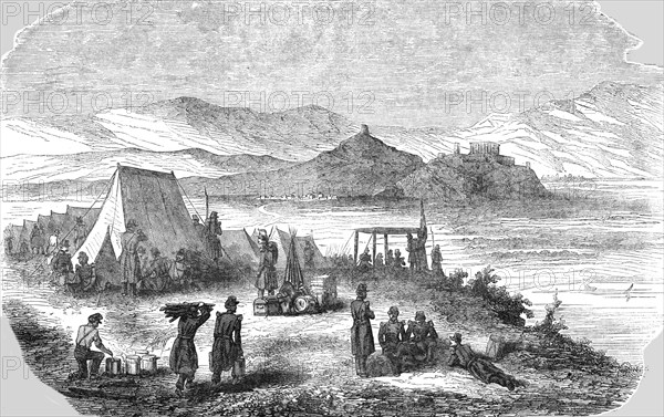 'Occupation of the Piraeus by the French Troops', 1854. Creator: Unknown.