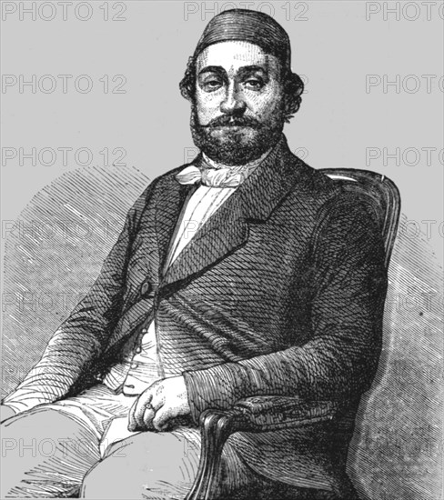 'Vely Pasha, the Turkish Ambassador at Paris', 1854. Creator: Unknown.