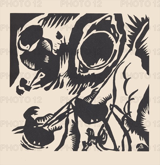 Motif from Improvisation 25 (Motiv aus Improvisation 25). From Klänge (Sounds) , 1913. Private Collection.