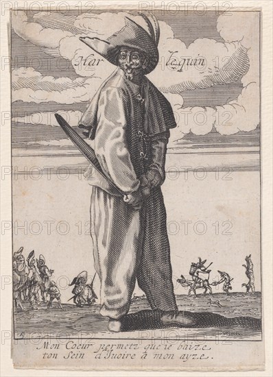 Le Zani ou Scapin, from Les Trois Pantalons pièces appélees Les Trois Acteurs, 17th century. Creator: Anon.