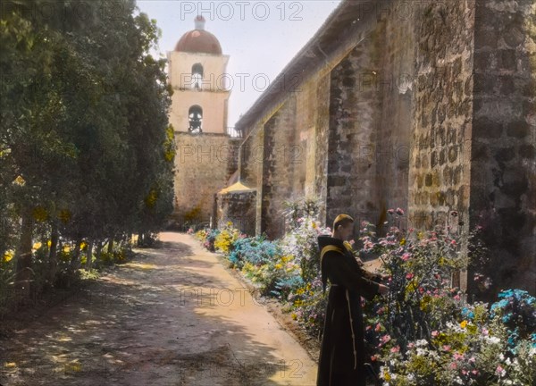 Santa Barbara Mission, 2201 Laguna Street, Santa Barbara, California, 1917. Creator: Frances Benjamin Johnston.