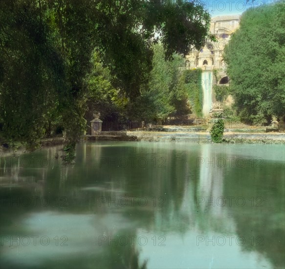 Villa d'Este, Tivoli, Lazio, Italy, 1925. Creator: Frances Benjamin Johnston.