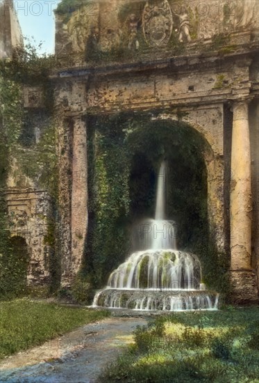 Villa d'Este, Tivoli, Lazio, Italy, 1925. Creator: Frances Benjamin Johnston.