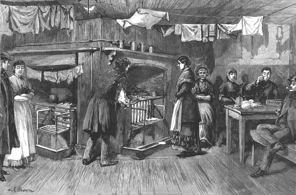 'The Kitchen of a common lodging-house, Spitalfields', 1886.   Creator: Unknown.