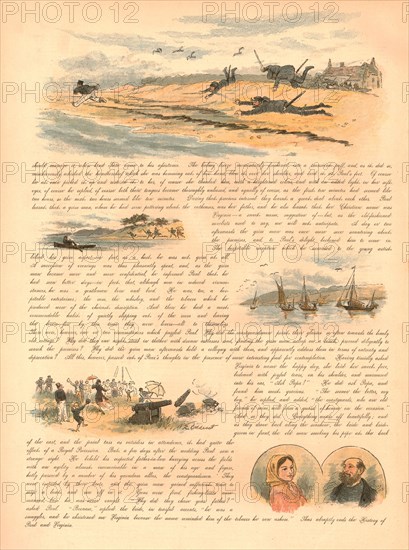 'Paul and Virginia or the very Last of the Smugglers', 1886. Creator: Randolph Caldecott.