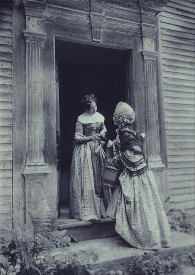 How d'y do?, c1900. Creator: Frances S. Allen.