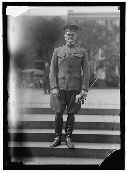 General John J. Pershing, between 1916 and 1918. Creator: Harris & Ewing.