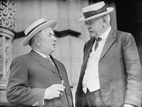 Democratic National Convention - Roger Sullivan of Illinois And Dr. P.L. Hall of Nebraska, 1912. Creator: Harris & Ewing.