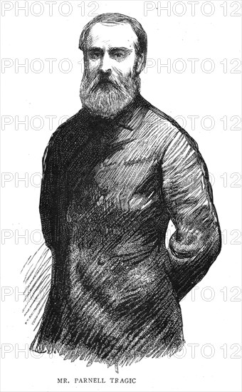 'The Home Rule debate in the House of Commons, Mr Parnell tragic', 1886. Creator: Unknown.