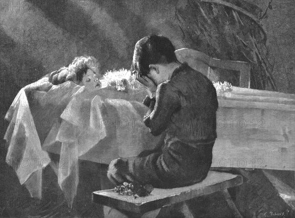 ''Go, Thou Must Play Alone my Boy,Thy Sister is in Heaven' 1889', 1890. Creator: Unknown.