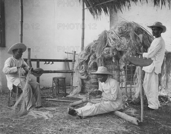 Philippine village, Pan-American Exposition, Buffalo, New York, 1901. Creator: Frances Benjamin Johnston.