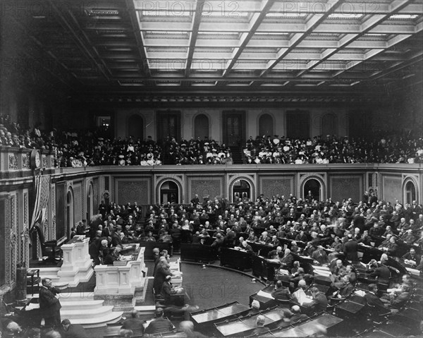 The House called to order--Opening of 59th Congress, 1906. Creator: Frances Benjamin Johnston.
