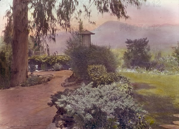 David Berry Gamble house, 4 Westmoreland Place, Pasadena, California, 1917. Creator: Frances Benjamin Johnston.