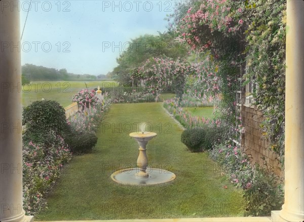 Westlawn, Edward Tiffany Dyer house, Great Plains Road, Southampton, New York, 1914. Creator: Frances Benjamin Johnston.