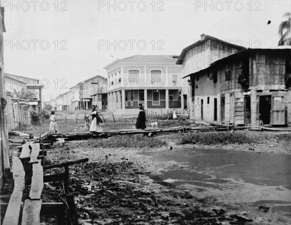 Ecuador - Scenes In Quayaquil, Ecuador, 1912. Creator: Harris & Ewing.