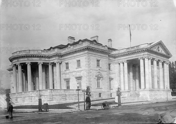 Memorial Continental Hall, National Headquarters of DAR - View of Building from The Southeast, 1912. Creator: Harris & Ewing.