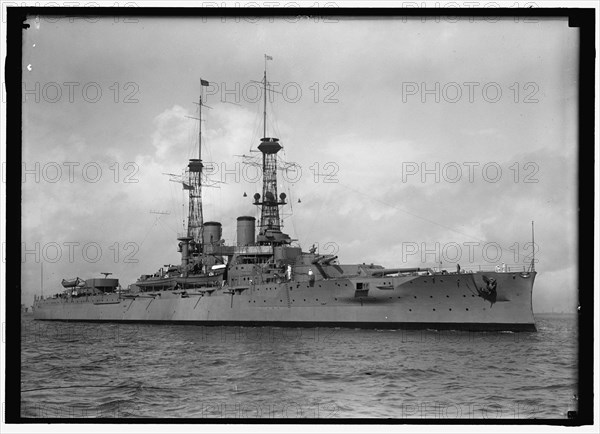 U.S.S. Arkansas Or U.S.S. Wyoming, between 1914 and 1918. Creator: Harris & Ewing.