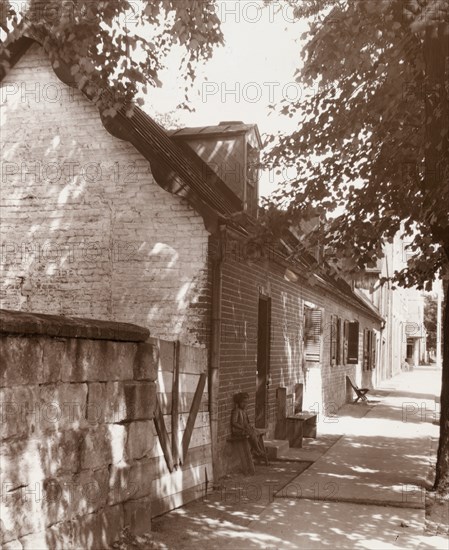 President Monroe's law offices, Charles Street, Fredericksburg, Virginia., between 1927 and 1929. Creator: Frances Benjamin Johnston.